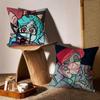 Psychocuties Psycho-Cuties Cartoon Pillow Case Double-Sided Printing Short Plush Sofa Cushion Cover Bedroom Bedside Pillow