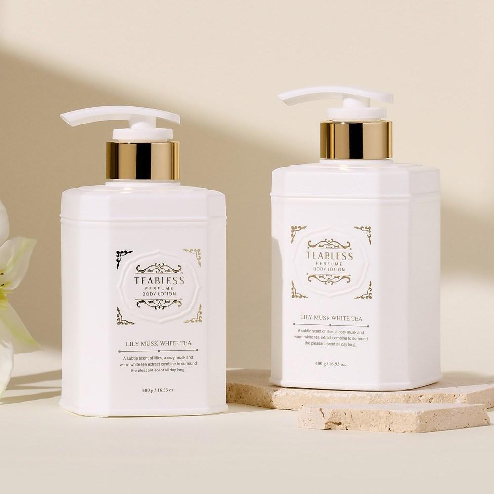 Tbless Perfume Body Lotion Lily Musk White Tea Fragrance, 480g, 1 unit