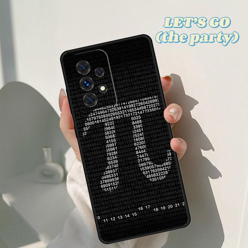 Math Formula Pi phone case For Samsung Galaxy A42 A31 A40 A51 A71 A32 A80 A91 A52 A72 A73 A20e A21S A50 A70 A11 A12 Cover