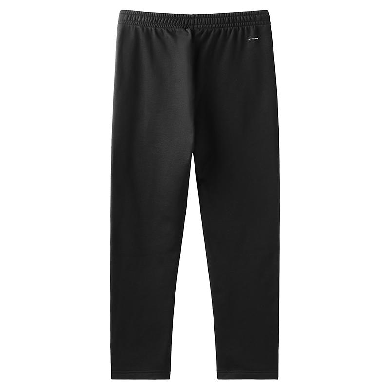 Li-Ning Solid Color Logo Versatile Skin-Friendly Soft Elastic Quick-Dry Casual Straight-Leg Long Pants Knitted Sports Pants Men Bottoms AKLVD37-1