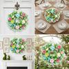 Simulated Plant Easter Decoration Wreath Plastic Spring Floral Wreath  Holiday Decor