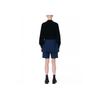 We11done Ss22 Fake Two-Piece Spliced Fitted Casual Shorts Men shorts Navy-Blue WD-PT1-22-274-M-NV