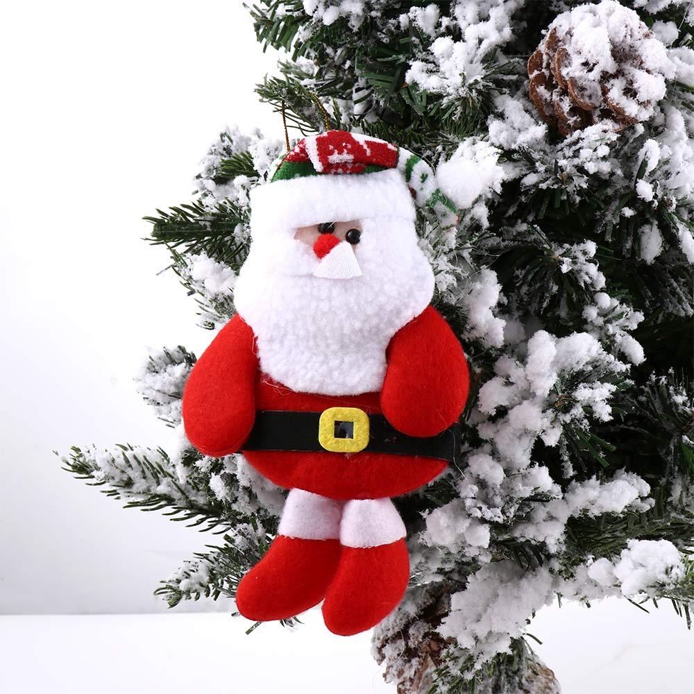 Bear Hanging Cute Soft Decorative Toy Doll Christmas Pendant Ornaments Christmas Tree Decoration