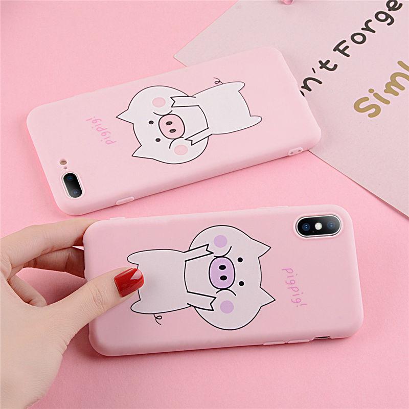 Buy Cute Small Pig Print Soft Tpu Phone Case For Iphone 6 6s 7 8 Plus X Xr Xs Max Back Cover At Affordable Prices Free Shipping Real Reviews With Photos Joom