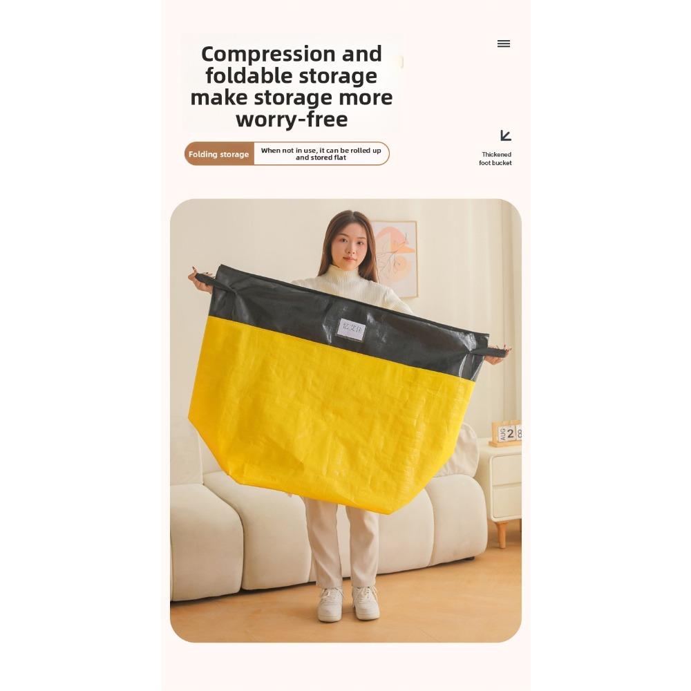 Heavy Duty Moving Bags Thickened Waterproof Storage Packing Bags Woven Tote for Clothes Bedding Luggage Organizer Reusable Moving Supplies