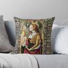 Federa Cuscino Arazzo Medievale Vintage Stampa Piatta 2D Pelle di Pesca Copricuscino da Lancio per Divano Soggiorno Decorazione Casa 45x45cm