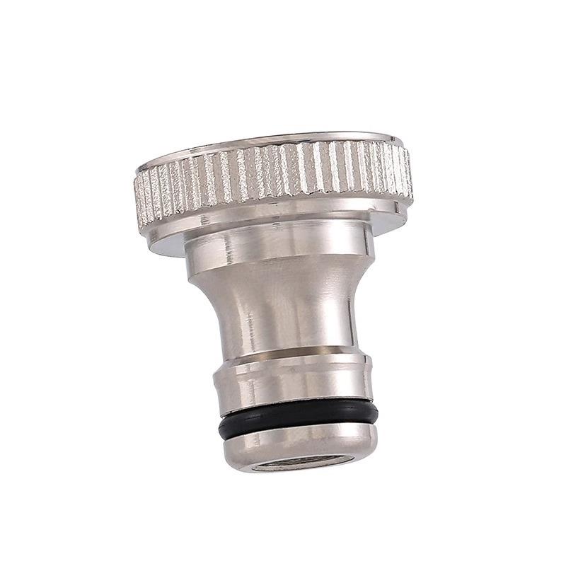 Nipple Quick Connector All Copper Electroplated Internal Thread 1/2" 3/4" Washing Machine Water Inlet Pipe Connector Accessories