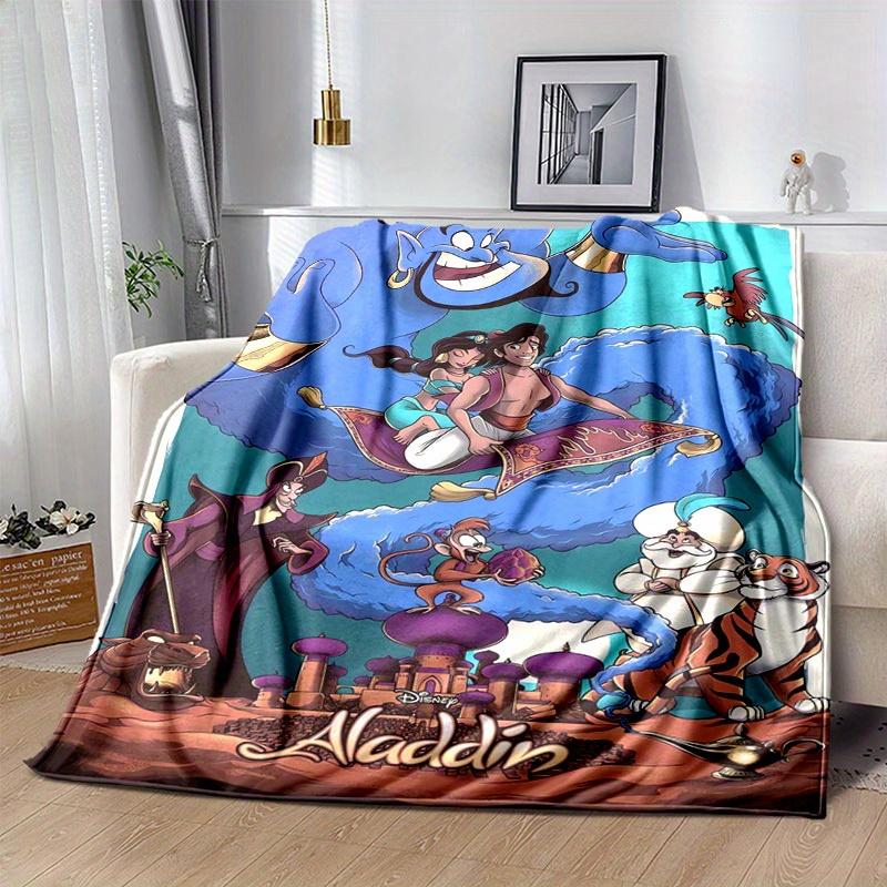 

1pc, Aladdin-Inspired Home Decor: Magical Genie Sofa Blanket A Cozy Gift for Bedroom, Living Room, Travel, Camping, Car 80x120cm
