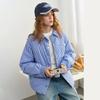 Women's Plaid Fleece-Lined Padded Shirt Jacket