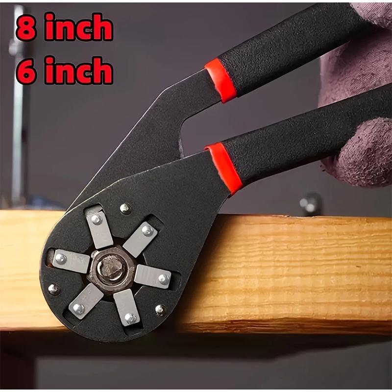 Magic Wrench with Anti-slip handle 6 Inch 8 Inch Multi-purpose Hexagonal Alloy Steel Manual Clampable Movable Hexagonal Wrench
