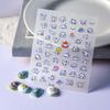 Cute Cartoon Dog 5D Nail Art Stickers - Waterproof, Long-lasting Adhesive Decals