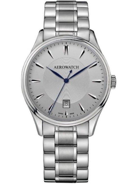 

Date Swiss Made A42102 AA03M Silver [Aero Watch] Men s срібний