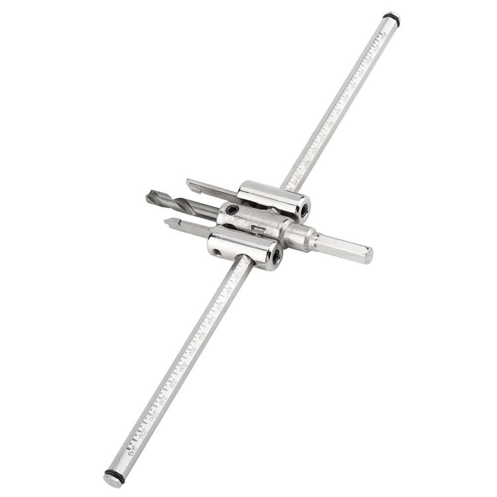 Alloy Steel Circle Hole Cutter Adjustable Size Hole Saw Drill Bit DIY Woodworking