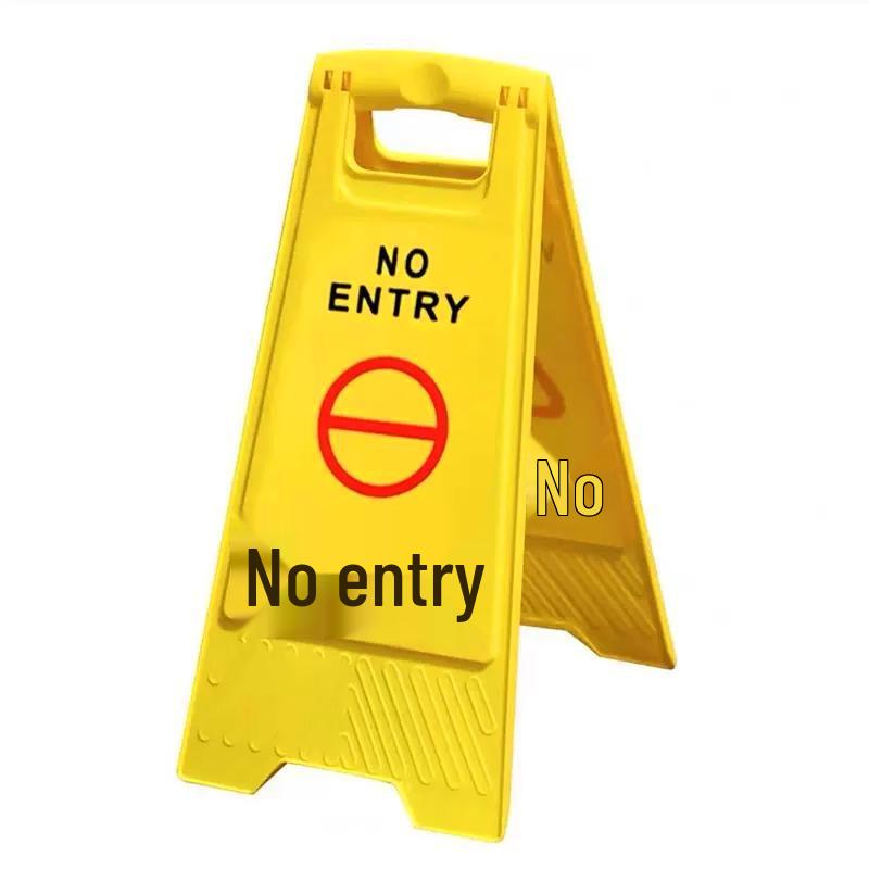 Warning A-Frame Sign: Slippery Floor, Wet Floor, Do Not Park, Under Repair