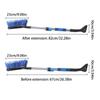 Multifunctional Snow Removal Brush Snow Sweeping Artifact Long Handle Car Snow Scraper Not Damage The Car
