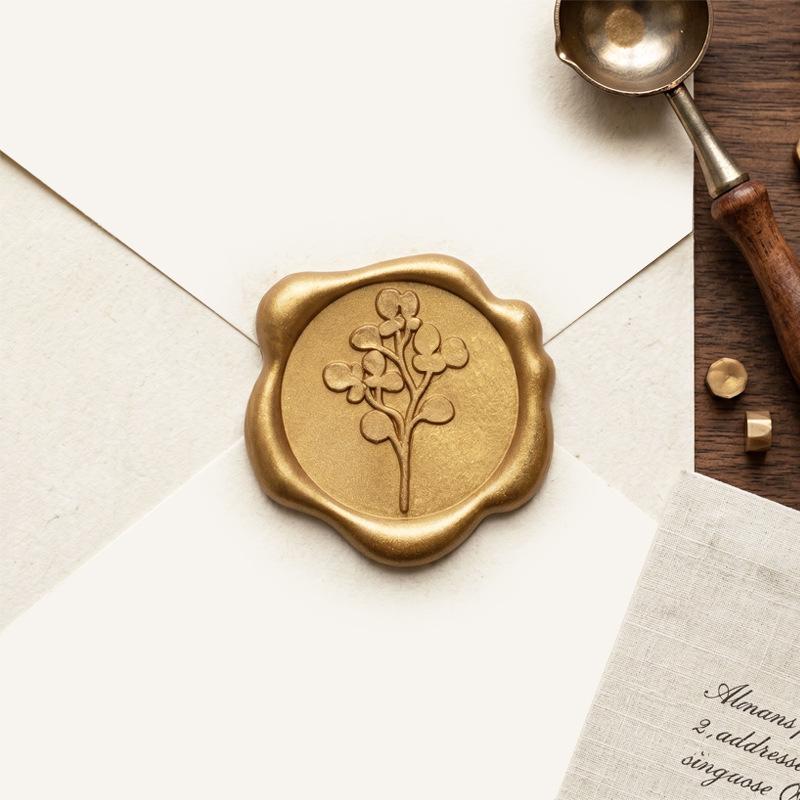 Wax Seal Stamp Kit: Embossed Stamp, Sealing Wax, Stickers for Envelopes, Postcards, Love Letters, and Gifts
