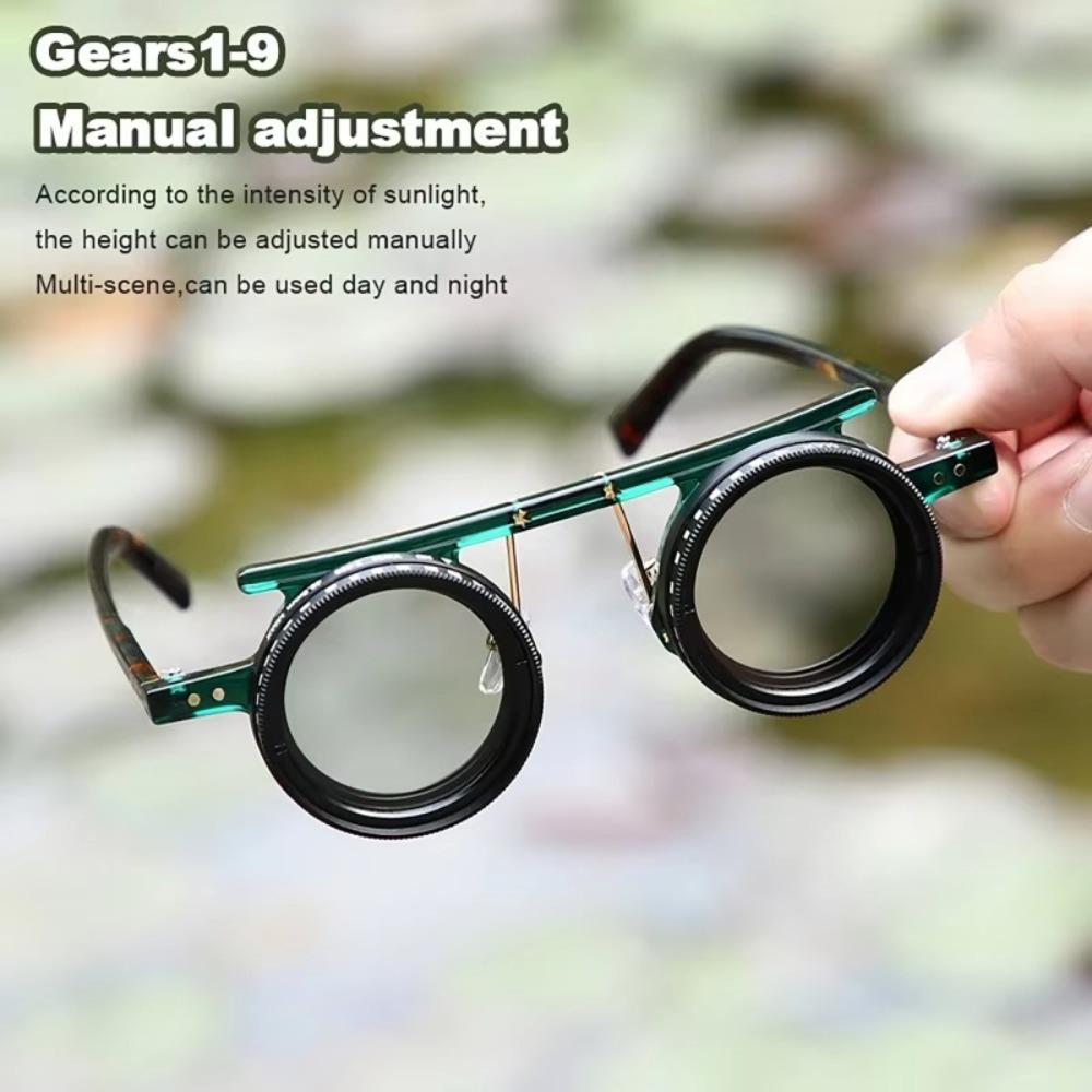 ND Filter Adjustable Dimming Glasses ND2-400 Fishing Sunglasses Fashion Sun Glasses  Driving