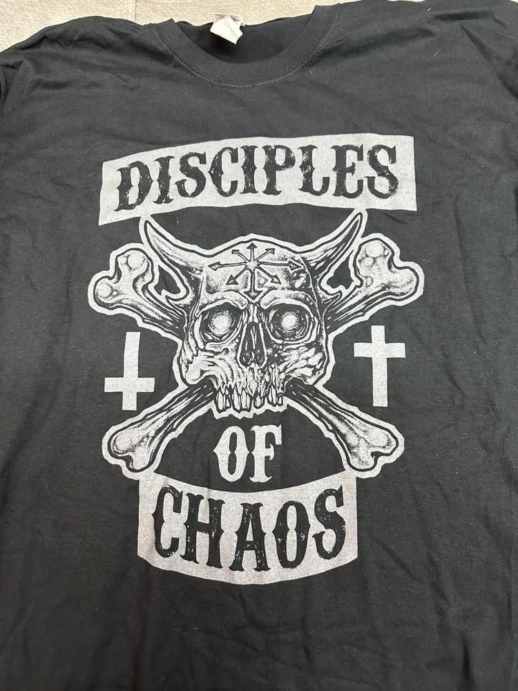 

BUZZOVEN Disciples of Chaos Band Music Concert Black T Shirt Extra Large XL Unisex T-Shirt S