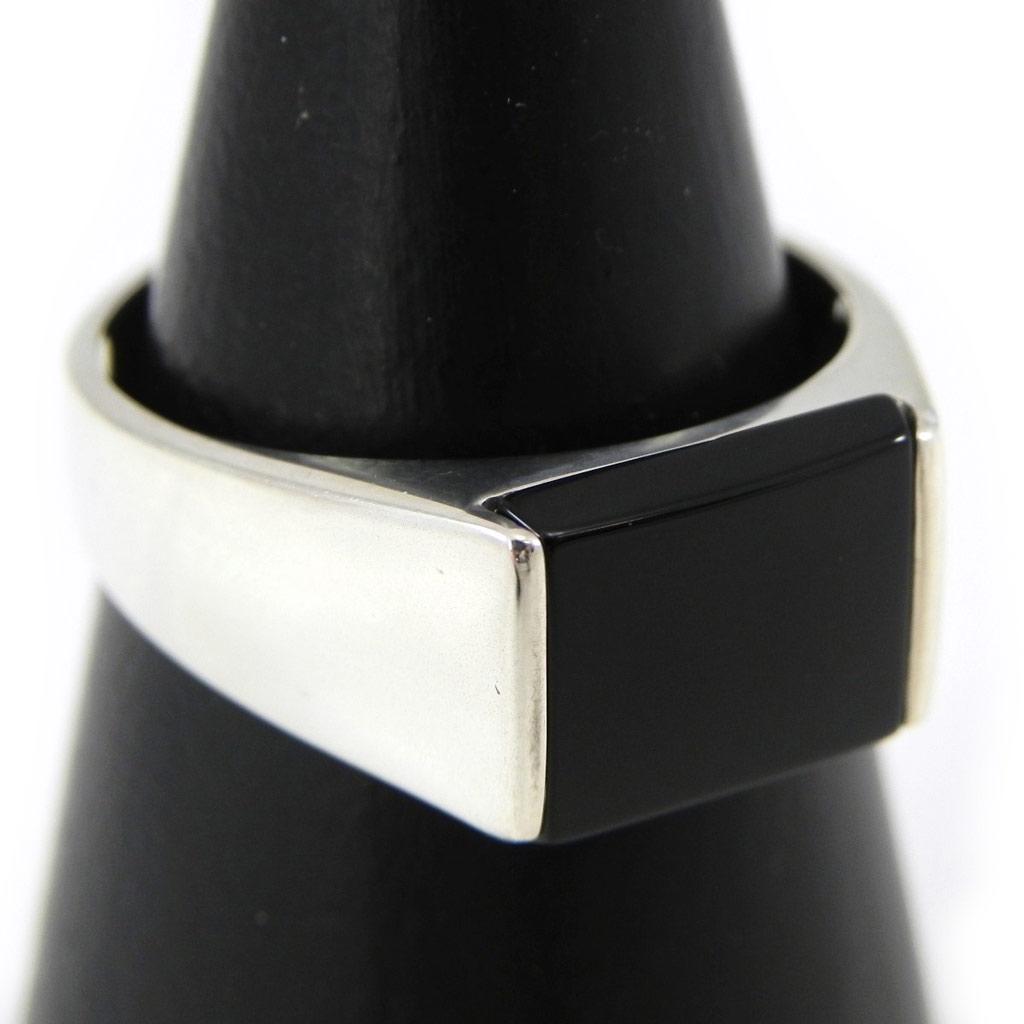 Men's Silver Ring 'King' Black Silver - 10 Mm