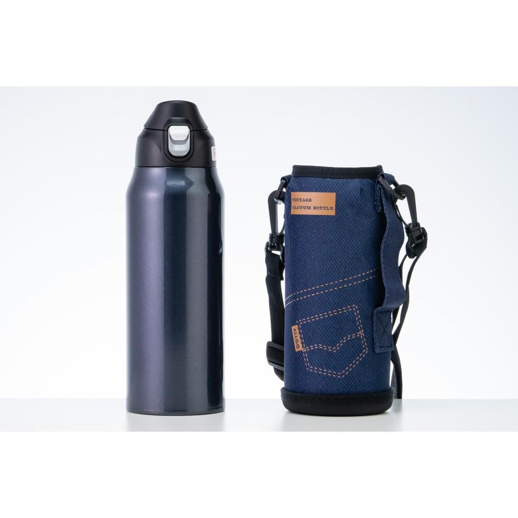 Orgo Stainless Steel Portable Bottle, Insulated, 1.0L, PBY-10 (Denim Navy)