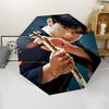 Cha Eun woo Theme Automatic Umbrella, Lightweight & Portable, 8 Rib, Perfect for Outdoor Travel, Birthdays, Christmas, Gifts.