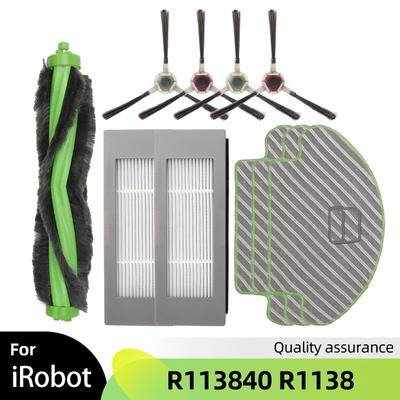 Main Side Brush Hepa Filter Mop Cloths Parts For Irobot Roomba Combo Combo 111 / 113 R113840 R1138 Sweeping Robot Accessoires