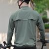 Wosawe Jaqueta Corta-vento Impermeável Respirável à Prova de Sol Refletiva para Ciclismo Esportivo de Estrada Montanha para Homens Mulheres