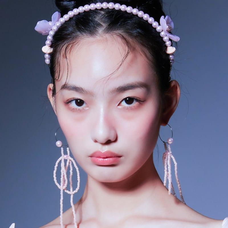 

LOVUEE Двойной розовый пион повязка на голову Babyl Pink