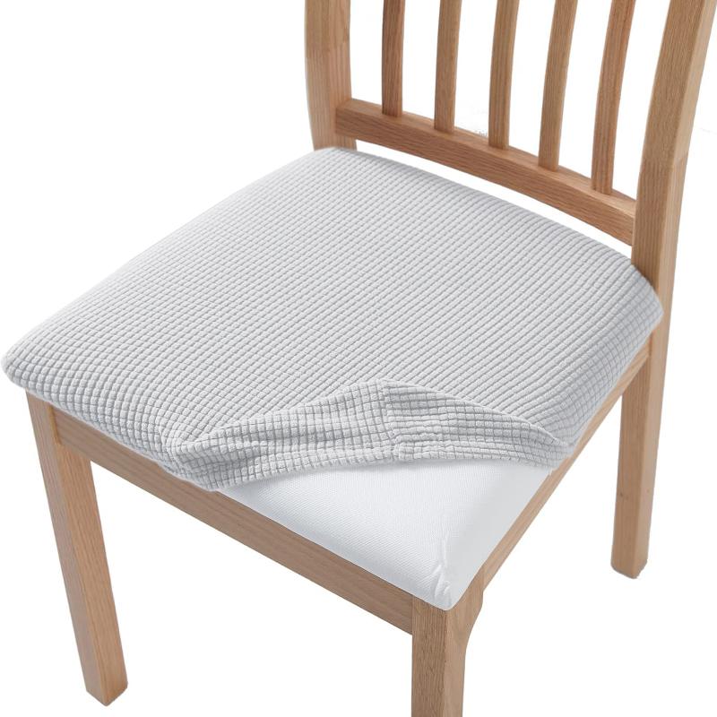 Rekbare Eetkamerstoel Stoelhoezen Verwijderbaar Wasbaar Gestoffeerd Kussen Slipcovers Voor Thuis