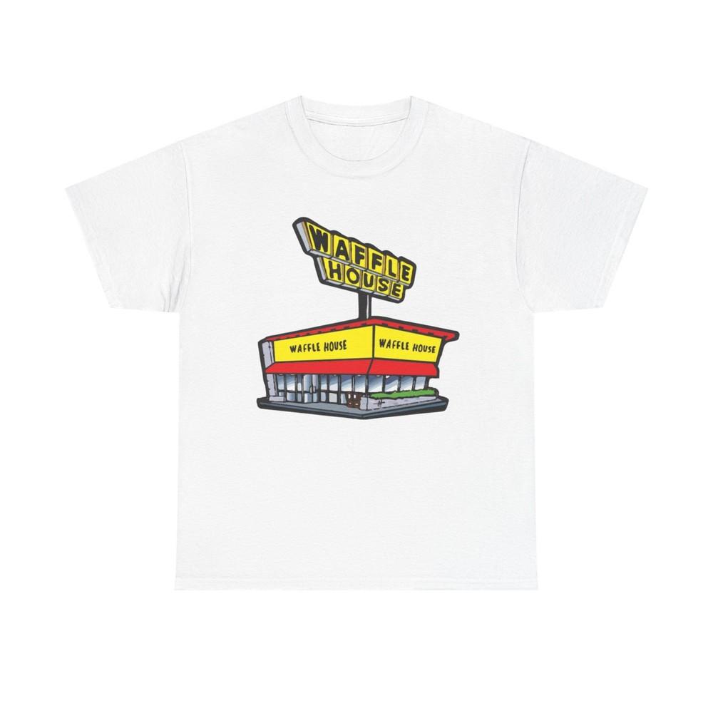 Waffle House Graphic T Shirt Brand New Cotton Tee Unisex T-Shirt L