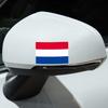 3PCS Autocollants de Voiture Drapeau Hollandais Pays-Bas Autocollants Vinyles Accessoires de Véhicule Pour Volkswagen Kia Toyota BMW Skoda Renault Tesla VW