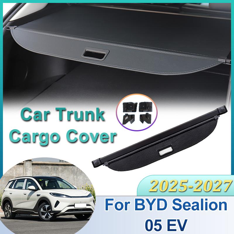 For BYD Sealion 05 EV 2025-2027 Car Trunk Cargo Cover Luggage Tray Storage Security Shield Privacy Partition Mat Car Accessories