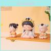 Buddhist Blessing Resin Figurine With Lotus Base For Home Decor And Giftgiving