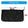 Oxford Cloth Fishing Bites Alarm Carrying Case, Foldable Bankstick Organizers with Four Internal Sleeves and Strap for Separated Tackle Storage
