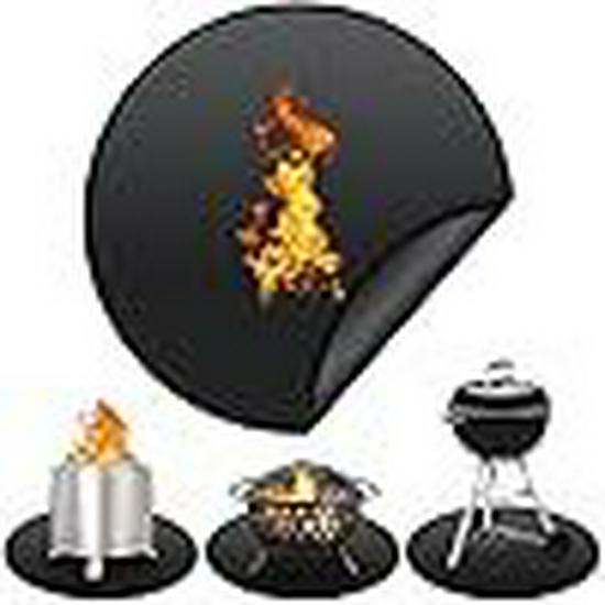 Flame Retardant BBQ Grill & Fire Pit Mat – High Temp Fireproof Deck & Patio Protection