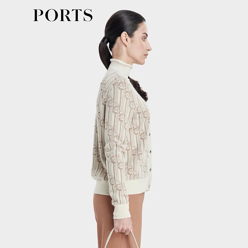 PORTS Women's V-Neck Knit Cardigan