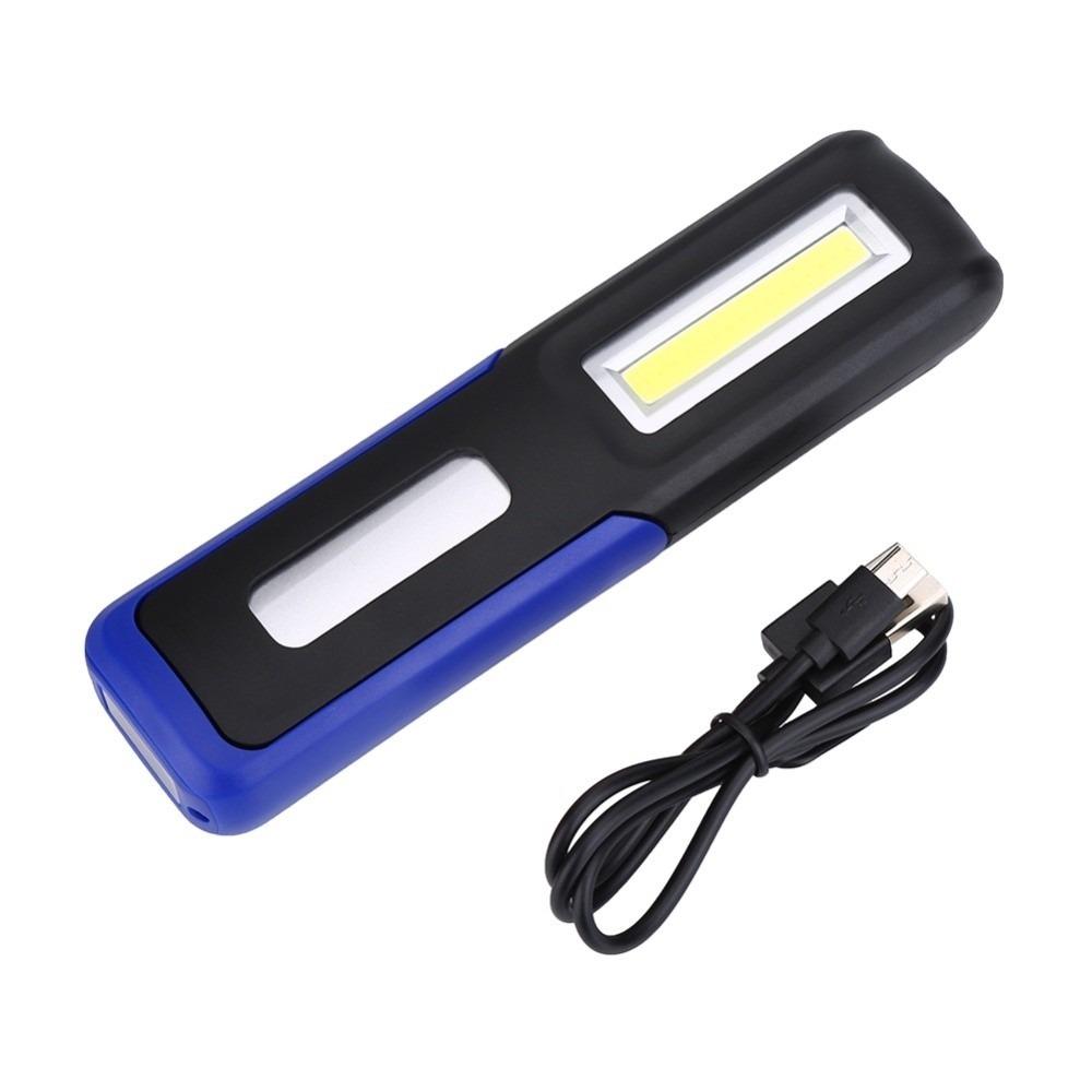 Two Lighting Modes COB Working Lamp Rechargeable Magnet Hook Portable Work Light Waterproof Magnetic Flashlight