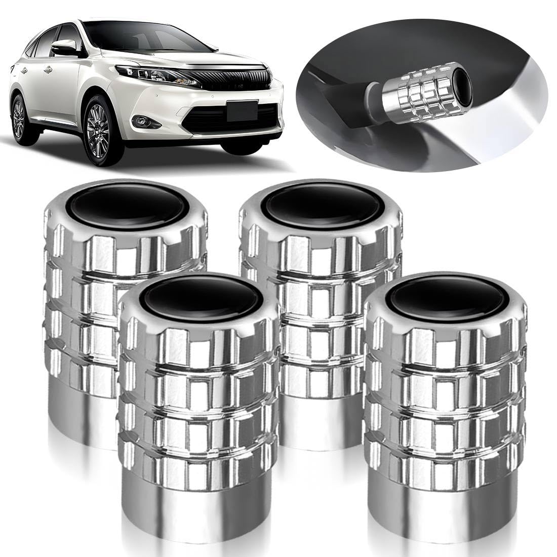 

LUTU Valve Cap, All Series, Tire Valve, Rust Proof, Corrosion No LOGO