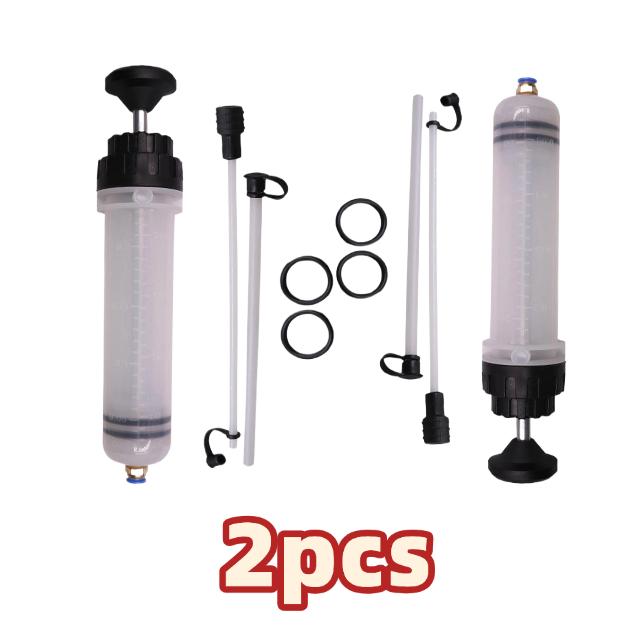 500CC Car Syringe Oil Pump Extractor Auto Oil Change Syringe with Hose Manual Fuel Suction Brake Fluid Changes Hand Oil Pump