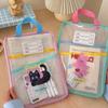 Rabbit Cartoon File Bag Transparent File Folder Bag Sorting Bag Test Paper Storage Bag  Students
