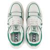MLB Chunky Liner Mid White Green Sneakers 3ASXLMB3N-50GNS