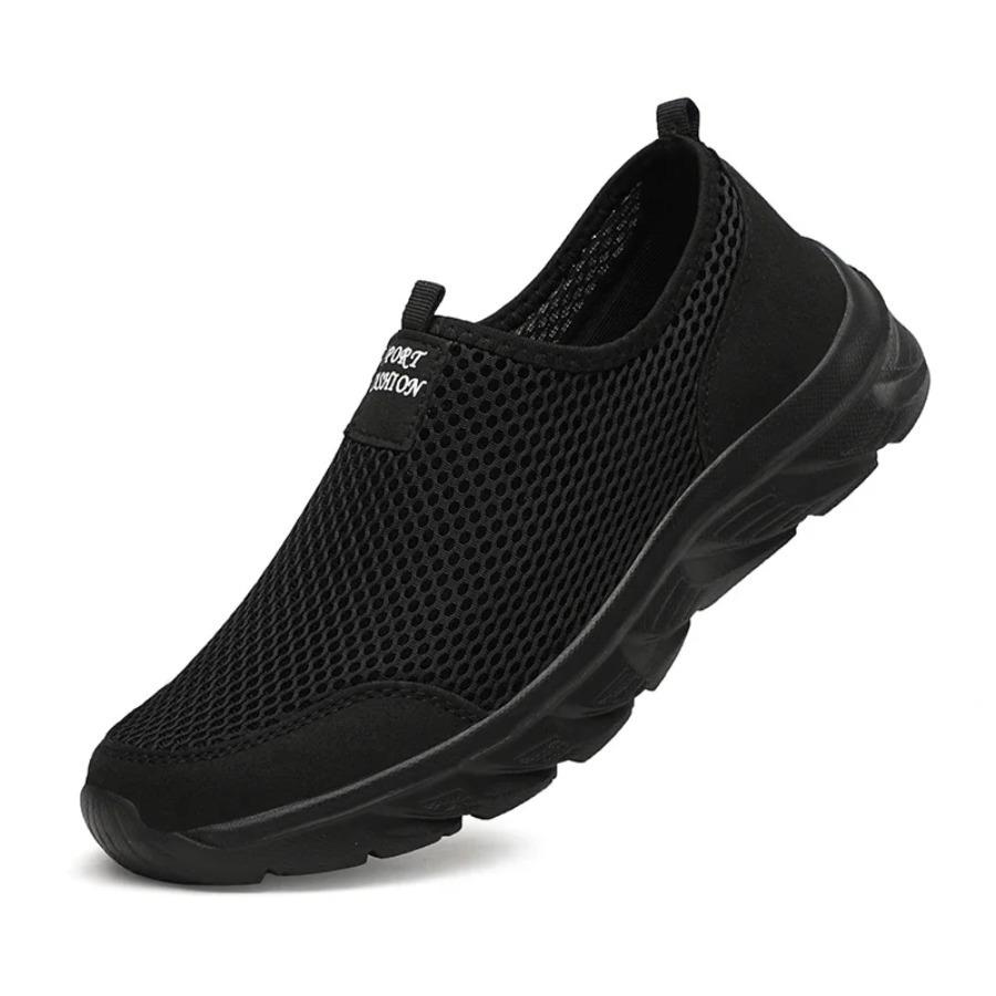 Men Running Shoes Summer Sneakers Mesh Breathable Lightweight Walking Casual Shoes Slip-On Driving Men Loafers Zapatos Casuales