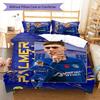 Cole Palmer Icon Bedding Quilt Set Quilt Cover Pillowcase Home Decoration Birthday Gift (1 * duvet cover + 2 * pillowcase, without core)