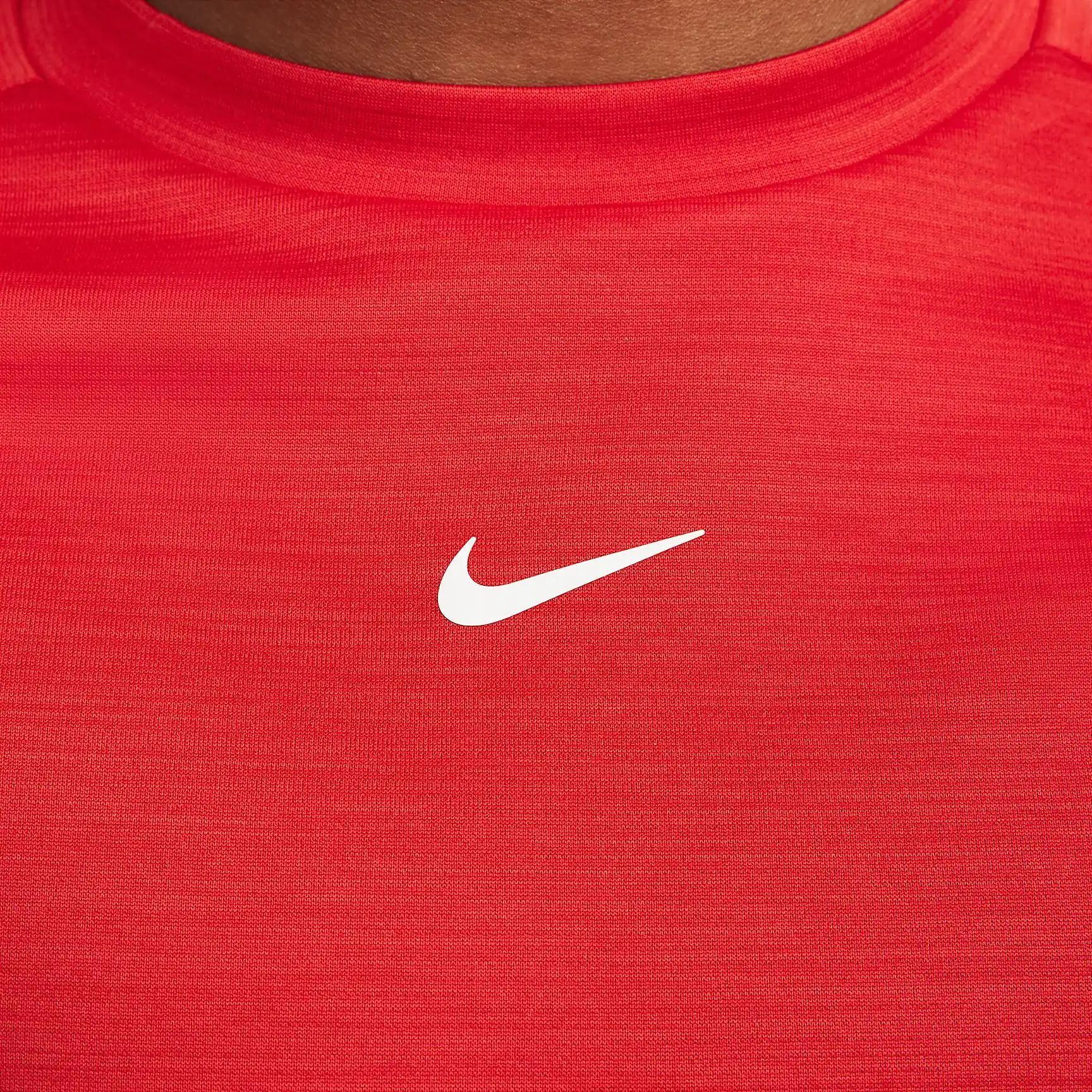 

Nike Футболка Dri-Fit Удобная Модная Универсальная Повседневная С коротким рукавом Детские топы Университетский красный Белый HJ3771-657 L