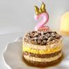 Gold Pink Bow Number Candles Birthday Candle Cake Decoration Digital 0-9 Cake Topper Decor Baby Shower Anniversary Day Decor