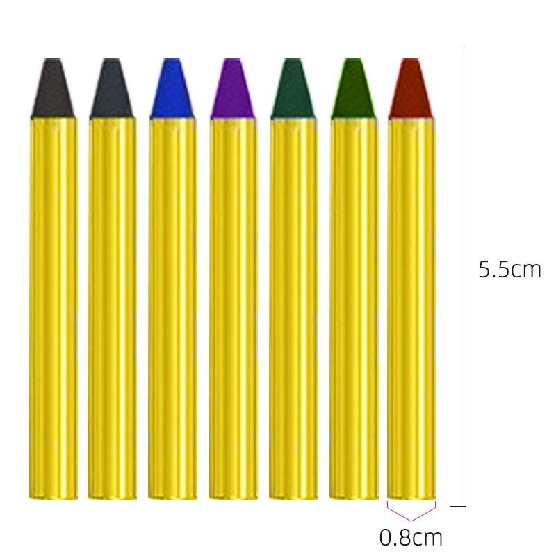 16-Color Face Paint Crayons for Kids - Perfect for Children's Day & Halloween