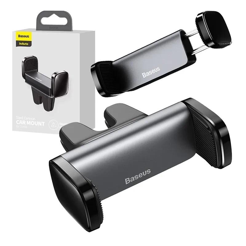 Zaciskowy Uchwyt Samochodowy Do Kratki Baseus Steel Cannon (Czarny)