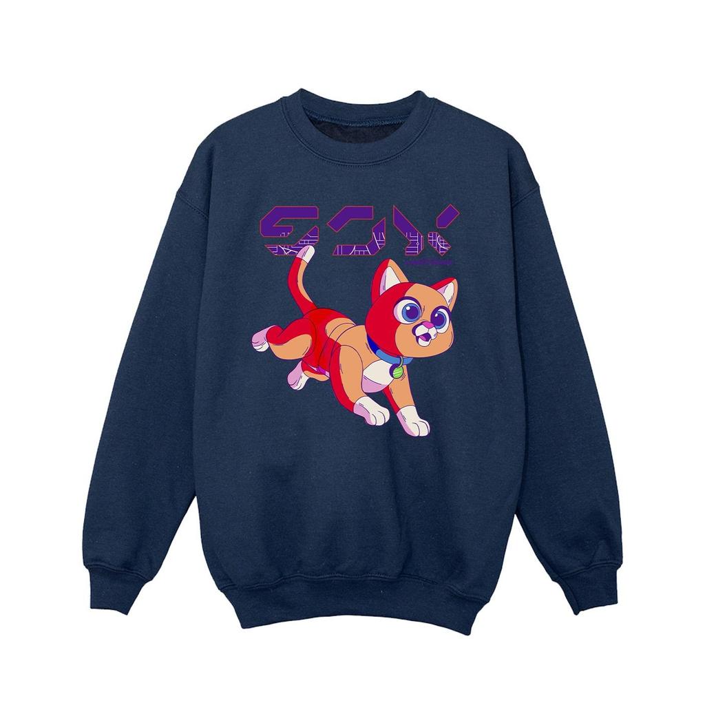 Disney Girls Lightyear Sox Digital Cute Sweatshirt