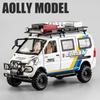 1/24 WuLing VAN Off-Road Vehicle Alloy Muscle Car Model Sound and Light Pull Back Children's Toy Collectibles Birthday Gift