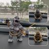 Car Dashboard Angry Gorilla Figurines Ornaments Funny Car Interior Accessories Room Desktop Decorations